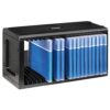 Fellowes CD Storage Unit, Holds 30 Discs + 18 on Top of CD Rack, Grey & Hama CD Rack for 20 CDs (CD storage for hanging or standing, space-saving