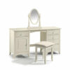 Julian Bowen Cameo Stool, Stone White