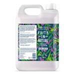 Faith In Nature Natural Lavender and Geranium Hand Wash Nourishing Vegan and Cruelty Free No SLS or Parabens 5 L Refill Pack