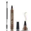 Microblading Eyebrow Pen with Double Ended Brow Brush Waterproof Eyebrow Pencil Longlasting Smudgeproof Brow Pen Makeup Cosmetic Tool Naturally D