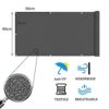 Cool Area balcony privacy screen, anti-peeping, windproof, anti-ultraviolet, HDPE balcony cover, 90x300cm，Graphite