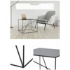Simple Design Coffee Table Coffee Table Wrought Iron Square Industrial Tea Table Sofa Side Corner Coffee Side Table Used for Office Living Room B