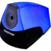 Bostitch Personal Electric Pencil Sharpener, Powerful Stall-Free Motor, High Capacity Shavings Tray, Blue Chrome Metallic
