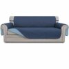 Greatime Sofa Covers Slipcovers,Reversible Quilted Furniture Protector,Water Resistant,Improved Couch Shield with Elastic Straps,Anti-Slip Foams,