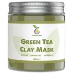 Green Tea Face Mask 250 g Vegan Natural Cosmetics Anti Pimples Blackhead Mask and Acne AntiAgeing Care for Dry and Blemished Skin Cleaning Mas