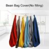 Highdi Bean Bag No Filler Gaming Beanbag Chair Cover for Adult Kids Without Filling Highback Comfortable Lazy Sofa Beanbag Soft Toy Storage Bean