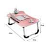 NA Folding Table Small Spacesaving Dormitory Table for Students Made of Environmental Protection Woodbased Panel