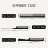 URAQT Hairdressing Combs Set 3pcs Hair Combs Hair Brushes Pin Tail Comb Anti Static Fine Tooth Cutting Comb Professional Salon Styling Comb