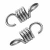 2 Pieces Hammock Spring, Hardened Galvanized Steel Extension Spring for Hanging Hammock Chairs and Porch Swings