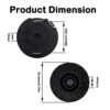 Poweka Strimmer Spool Line for Compatible with Bosch Art 23 & art 26 SL Strimmer Trimmer,Spool Replacement for Trimmer（3Pack）