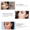 Pakivs 3 Colors Sparkling Eye Shadow Set Long Lasting Highlighter for FaceBody Liquid Highlighter Makeup