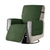 subrtex Quilted Sofa Cover Reversible Sofa Protector 3 Seaters Armchair Cover with Adjustable Elastic Straps, Side Storage Pocket (Sofa,Sand) (So