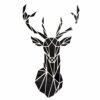 3D Mirror Deer Wall Sticker Home Decor, Self Adhesive DIY Design Bedroom Living Room Decorative Acrylic Wall Sticker