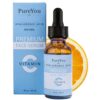 Natural Vitamin C Serum for Face with Hyaluronic Acid Ferulic Acid Jojoba Oil Vitamin E  Premium Anti Aging  Anti Wrinkle Serum with Antioxidant