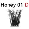 Cluster Lashes QUEWEL 72 Pcs DIY Cluster Eyelash Extension Soft Individual Eyelashes D Curl Eyelash Clusters MIX816mm Length Lightweight For Pers