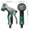 Hose Pipe Spray Gun Metal Garden Hose Nozzle with 9 Patterns Garden Hose Spray Gun for Hose Pipe for Watering Plants Washing Cars Pets