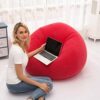 Maifa Bean Bag Chair  Foldable Flocking Inflatable Sofa  Living Room Outdoor Bean Bag Chair Lounger Ultra Soft Inflatable Lazy Sofa Couch