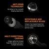 ARBORTECH Ball Gouge 30mm Spherical Shaped Wood Gouge Power Carving Attachment incl. milling Ball for Angle Grinder