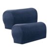 Amusingtao Armrest Covers Sofa Set of 2 Stretch Armchair Couch Anti-Slip Waterproof Furniture Protector Slipcovers for Armrest Chair Covers (Wine