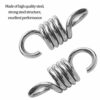 Dulau 4 Pieces Hammock Spring, Heavy Duty Extension Spring Suspension Hook Set, Galvanized Steel Suspension Hook Hanger Extension Spring for Gard