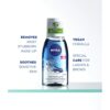 NIVEA Double Effect Waterproof Eye MakeUp Remover 125ml Daily Use Face Cleanser for MakeUp and Mascara with Cornflower Extract and Biotin