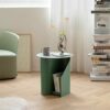 DLOETT Nordic Sofa Side Table Light Small Coffee Table Home Bedroom Bedside Corner Table Library Furniture