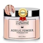 Lofuanna 60g2.1oz Nude Acrylic Powder Professional Salon Quality Acrylic Nail Powder for Nails ExtensionNo Need Nail Lamp Nail Art System for Hom