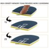 riemot Womens Mens Memory Foam Insoles Super Soft Replacement Innersoles for Running Shoes Trainers Work Boots Walking Shoes Comfort Cushioning S