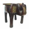 Indian Handmade Beautiful Wooden Elephant Shape Decorative Table Footstool Wooden Elephant Table for Home Decor Room Decor and Gift