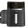 Tefal Easy Fry Precision 2-in-1 Digital Air Fryer and Grill 4.2 Litre Capacity 8 Programs inc Dehydrator Black EY5058, 1550W