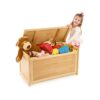 Melissa & Doug Furniture Wooden Toy Chest - Honey
