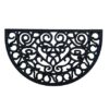 On1shelf Cast Iron Style Rubber Door Mats Half-Moon 45CMX75CM (99)