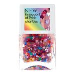 Nails Love In Sequins Pride Nail Polish Topper with Rainbow Hearts 14ml Multi