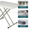 Garden Furniture Sets Folding table ultralight portable adjustable height folding camping table home small table childrens study desk single lapt