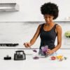 Ninja Foodi Power Nutri Blender [CB100UK] 2-in-1 Blender, Auto-iQ, Smart Motor, 700ml Cup & 400ml Bowl, 1100W silver