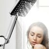 Shower Head High Pressure, Magichome Power Shower Head with 6 Modes, Universal Handheld Shower Head for Low Water Pressure(Without Hose)