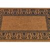 LUA VIKA Coir door mat, inside and outside door mats, welcome mat, indoor and outdoor doormats, front doormat, non slip with PVC backing, entranc