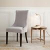 Velvet Wingback Side Chair Cover，Stretch Dining Chair Cover Slipcover Washable Armchair Protector,Seat Cover For Dining Room Banquet Home Wedding