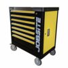 Jobsite Tool Trolley Cabinet 7 drawer with Castors 6 Darwers full of Tools Steel Workshop Storage Chest Carrier