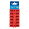 Rawlplug Uno Universal Contract Wallplug 6 mm RED | Rawl Plugs for Plasterboard, Masonry, Brick, Concrete | Solid Wall Plug Anti Rotation Feature