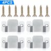 SONGTIY 4PCS Sectional Couch Connectors Furniture Connector, Premium Metal Sofa Interlocking Sofa Connector Bracket with Screws, Suitable for Lov