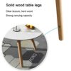 Wood Nesting Coffee TableMinimalist Sofa Side Tables Set Of 2Modern Nesting TableSide End Table For Small SpacesEasy Assemblyfor Living Room Bedr