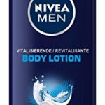 NIVEA Men Pack of 1 body lotion 1 x 250 ml bottle vitalising body lotion absorbs quickly for normal to dry skin