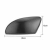 Car Mirror Replacement Covers Cases Shell Rearview Mirror Cover For Scirocoo MK3 Side Door Wing Mirror Cover Replace Caps (Carbon Fiber) Fit For