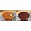 Kiki End table Living Room Round Coffee Table Modern Side Table With Storage Shelf End Table Waiting Area Table Solid Wood Tea Table coffee table