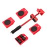 Furniture Mover by ONEON  17CM Steel TriDolly 3 Wheels Furniture Dolly for Moving 327KG Max Load Capacity 4 Pack  Subsidiary Furniture Lifter Set
