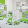 Leitz CUBE Drawer Box with 5 Drawers, hite/Green, A4