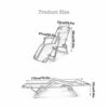 Heavy Duty Garden Furniture Sets Sun LoungerCamping Garden Chairs Folding Zero Gravity Deck Chair Recliner Reclining Waterproof Chaise Loungers M