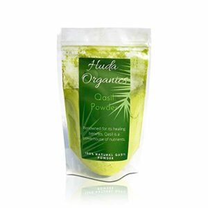 Huda Organics Qasil Powder Somali Soap Leaf Natural Multipurpose Hair Shampoo Spot Treatment Hair Mask Body Wash Mask for Acne DIY Shampoo Skin P