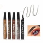 HIROCK Tattoo Eyebrow Pencil Waterproof Strokes Liquid Eyebrow Pencil With Four Nibs QuickDrying Durable Waterproof Makeup Pencil 5PCS